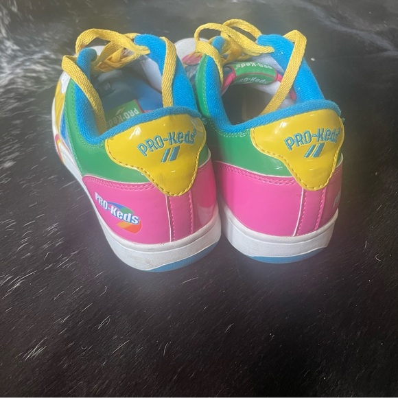 PRO-Keds Royal Court Mens Sneaker Size 10 Rare PM1407 Skittles edition! - Picture 5 of 9